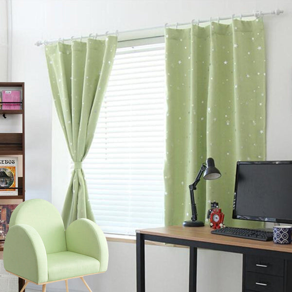Star Blackout Window Curtains Room Thermal Insulated for Kids Boy Girls Bedroom