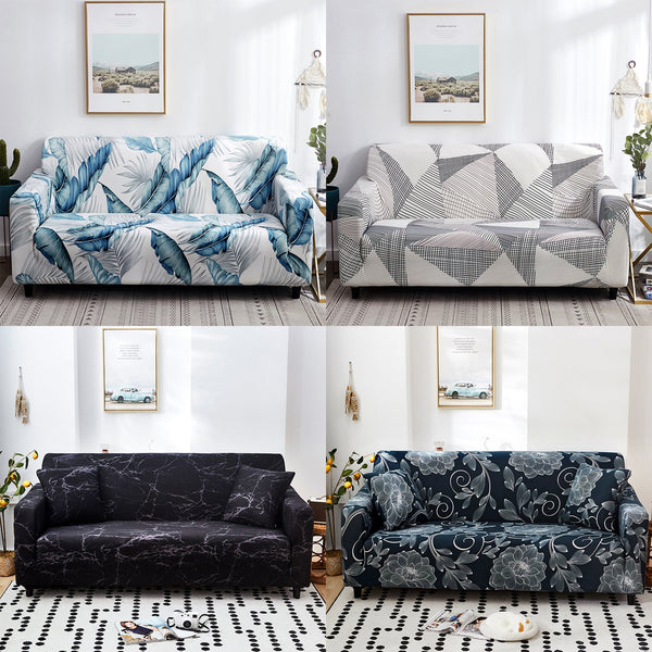 Stretch Sofa Cover Printed Couch Covers Loveseat Slipcovers Couches Sofas Elastic Universal Furniture Protector